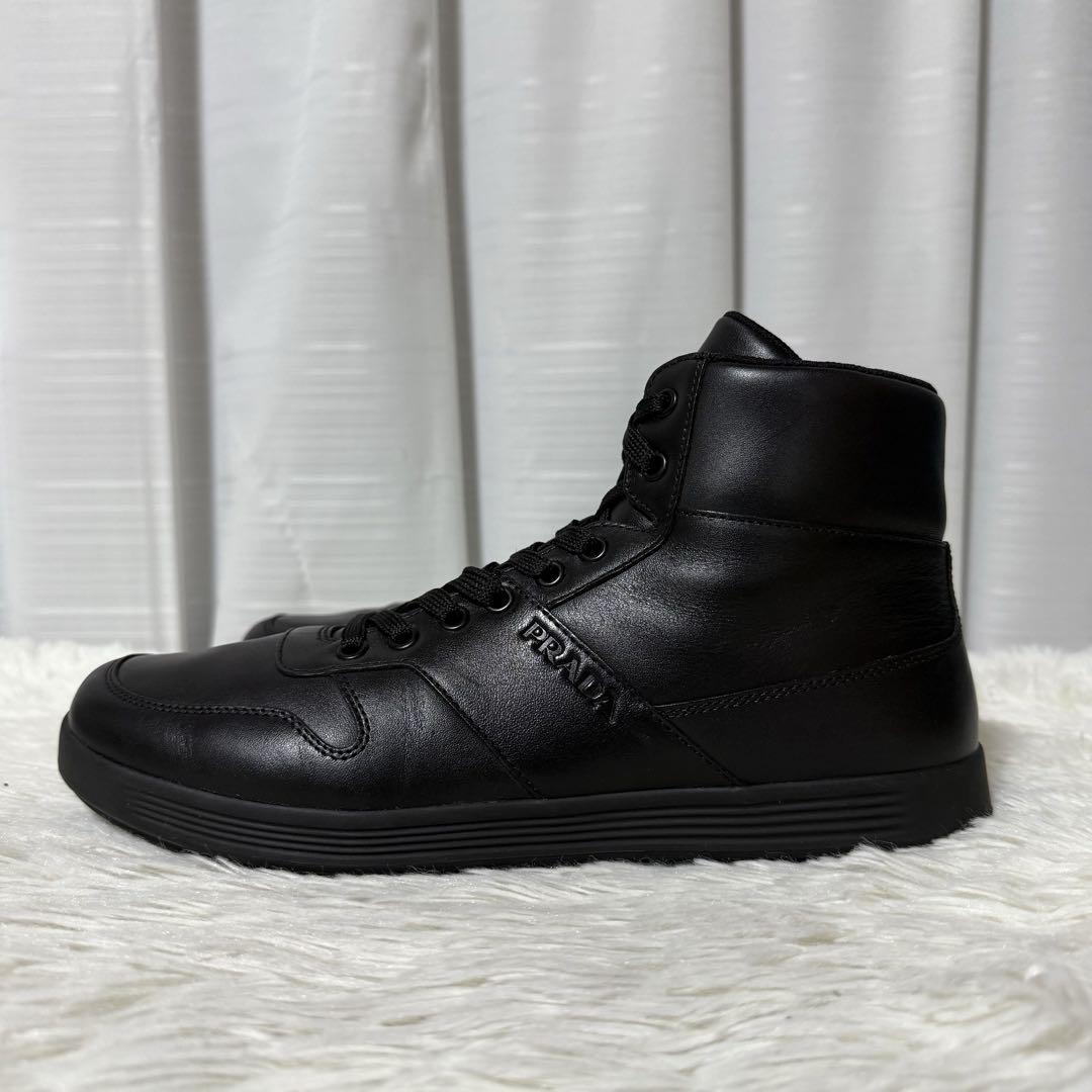 ⭐️未使用級⭐️ PRADA ハイカットスニーカー レースアップ ⭐️未使用級⭐️ PRADA ハイカットスニーカー レースアップ