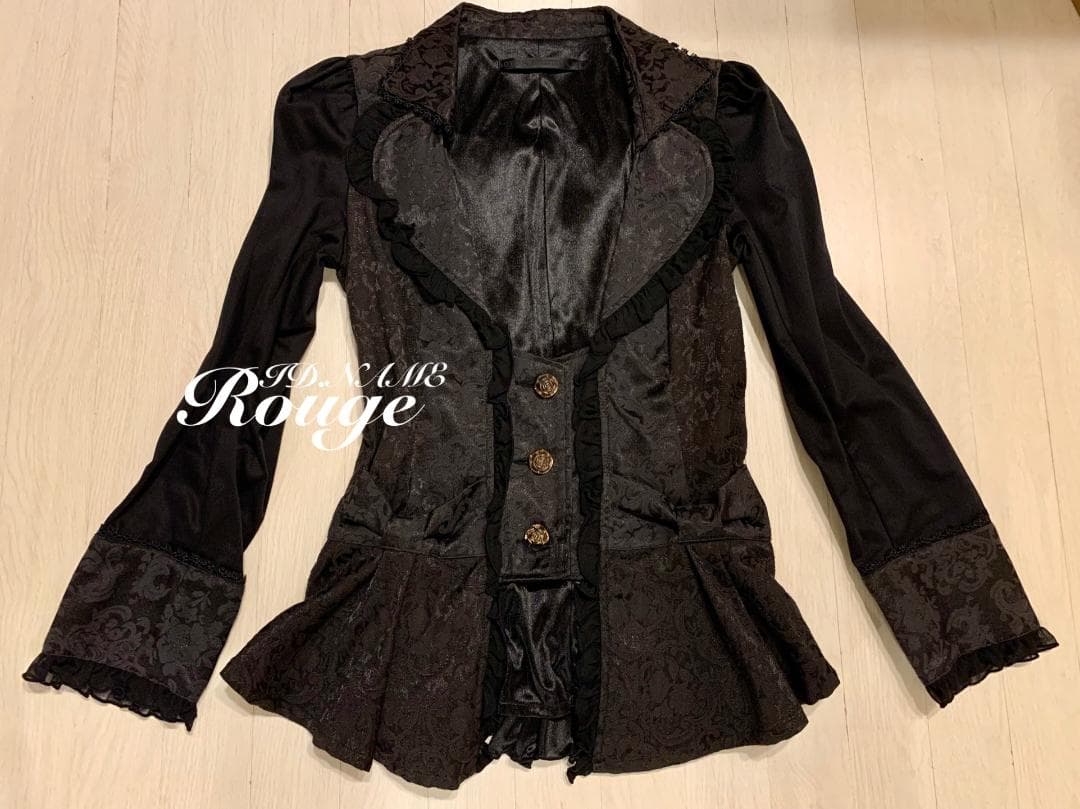 新品未使用　h.NAOTO Blood ハート襟　ジャケット　レース　薔薇