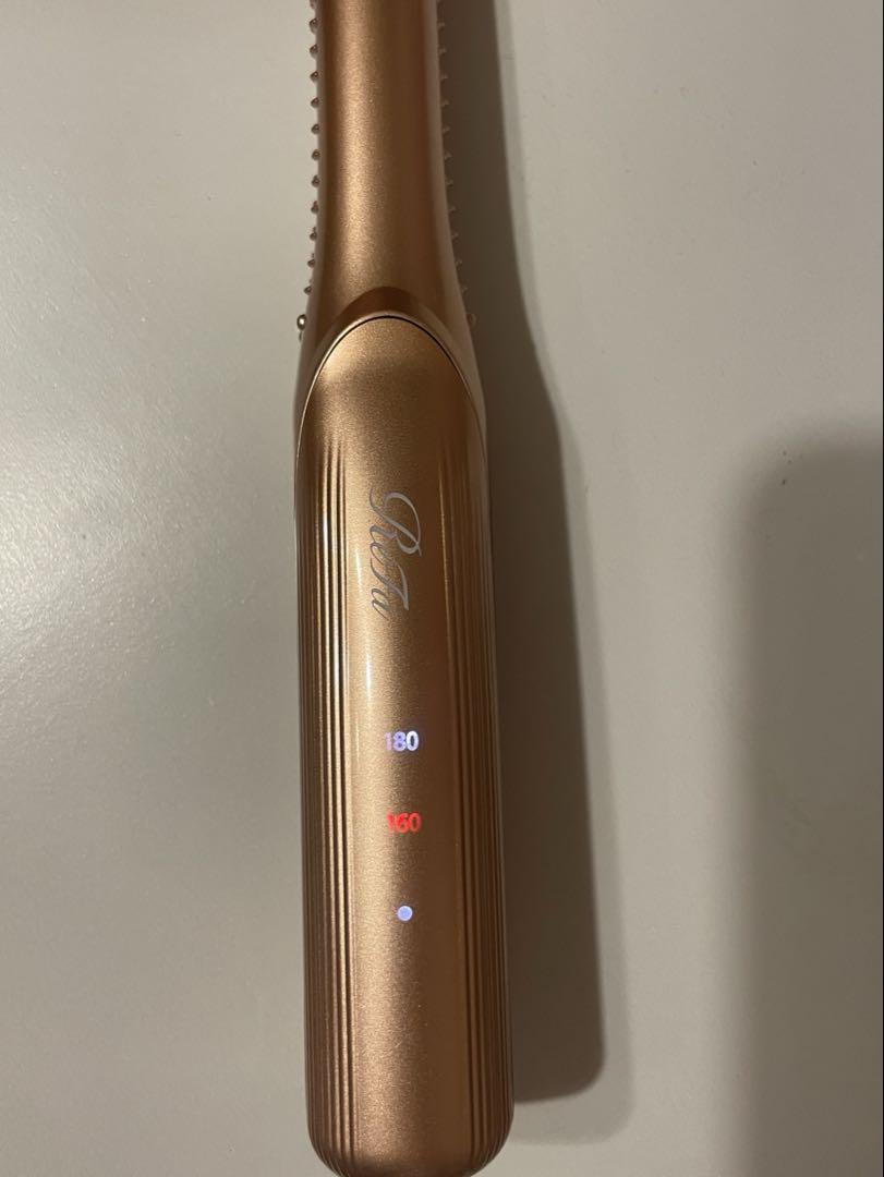 ReFa RE-A102Aフィンガーアイロン 持ち運びヘアアイロンローズゴールド ReFa RE-A102Aフィンガーアイロン 持ち運びヘアアイロンローズ