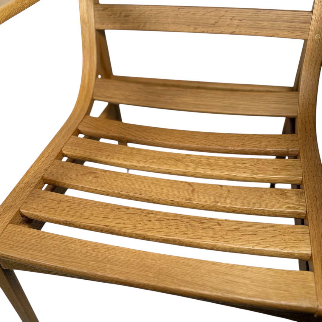 HR676 HIDA 飛騨産業　L-Chair アームチェア　肘付き　キツツキ