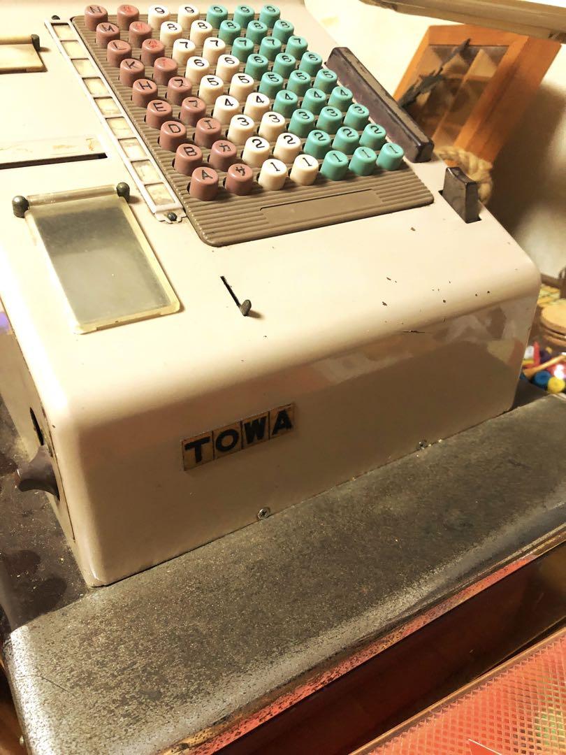TOWA レジスター　アンティーク　昭和レトロ