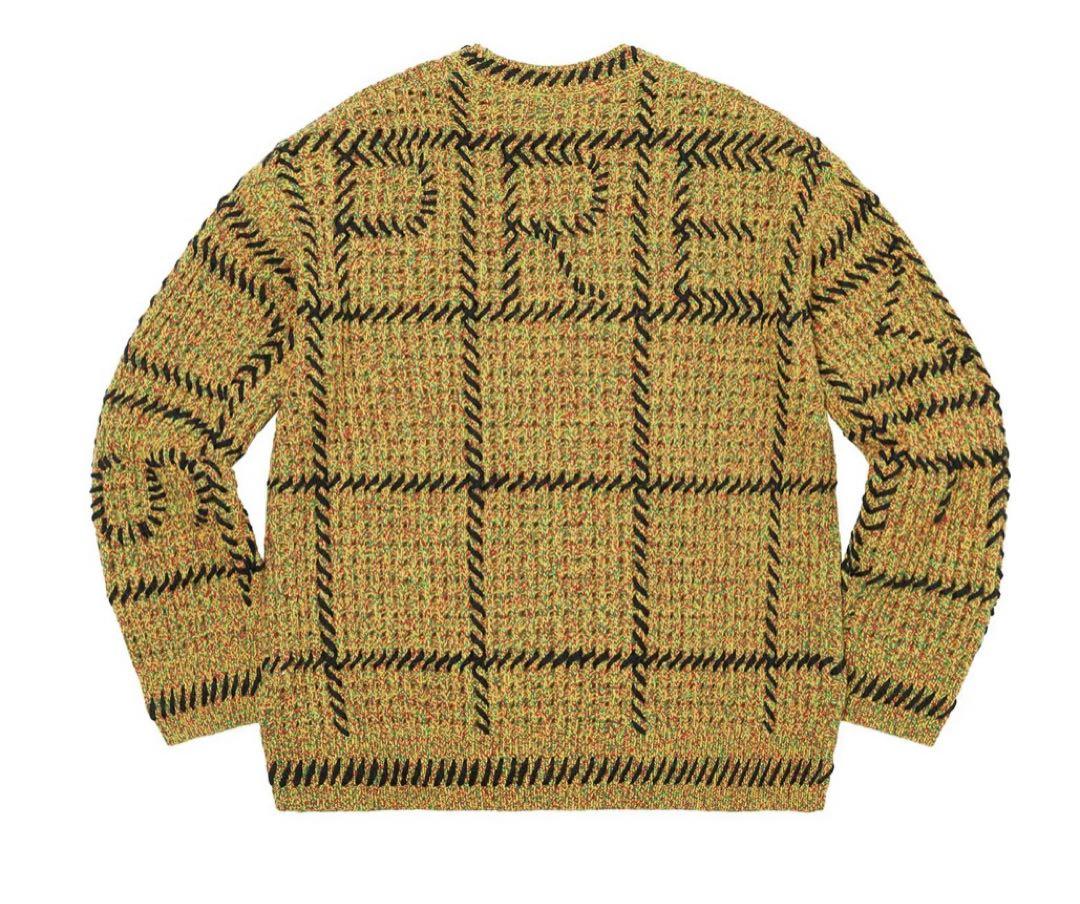 【新品未使用】Supreme Quilt Stitch Sweater