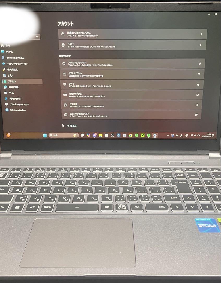 GALLERIA ゲーミングノートPC RTX3050 6G 54,000円