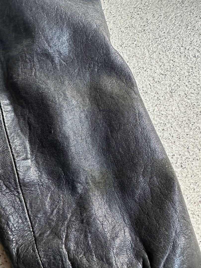 ジャケット・アウター rick owens 07aw high neck leather jacket
