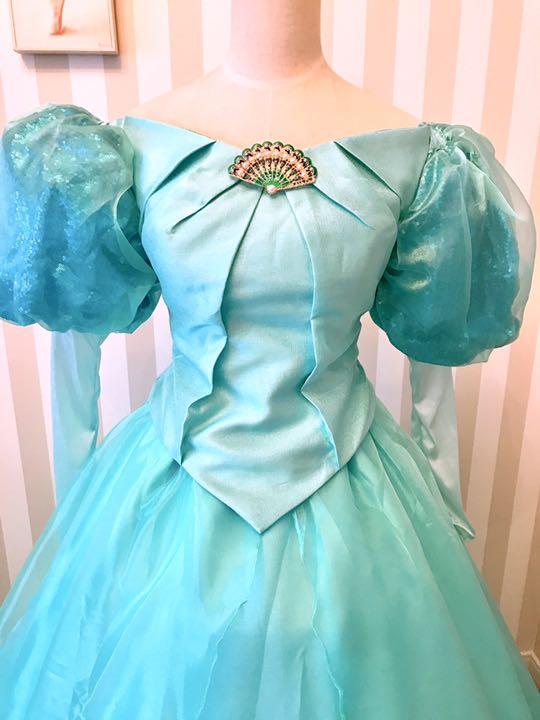 ririさま専用♡アリエル♡グリーティング グリーンドレス風衣装♡新品 a8NQY-m75330713140 爆買い格安