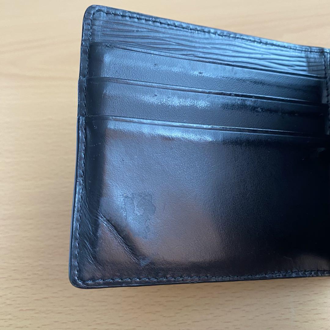 Vivienne Westwood MAN レザーマネークリップ付き二つ折り財布