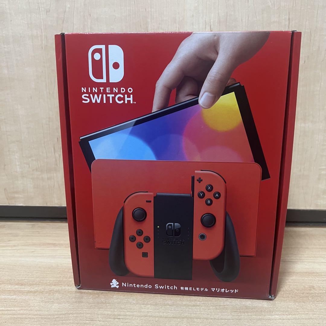 Nintendo Switch 有機ELモデル マリオレッド 美品 - メルカリ