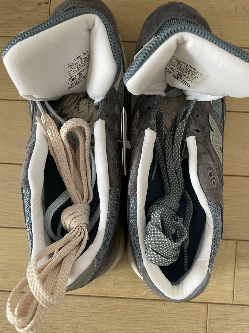 KITH×New Balance 991v2 グレー/ブルー 27cm