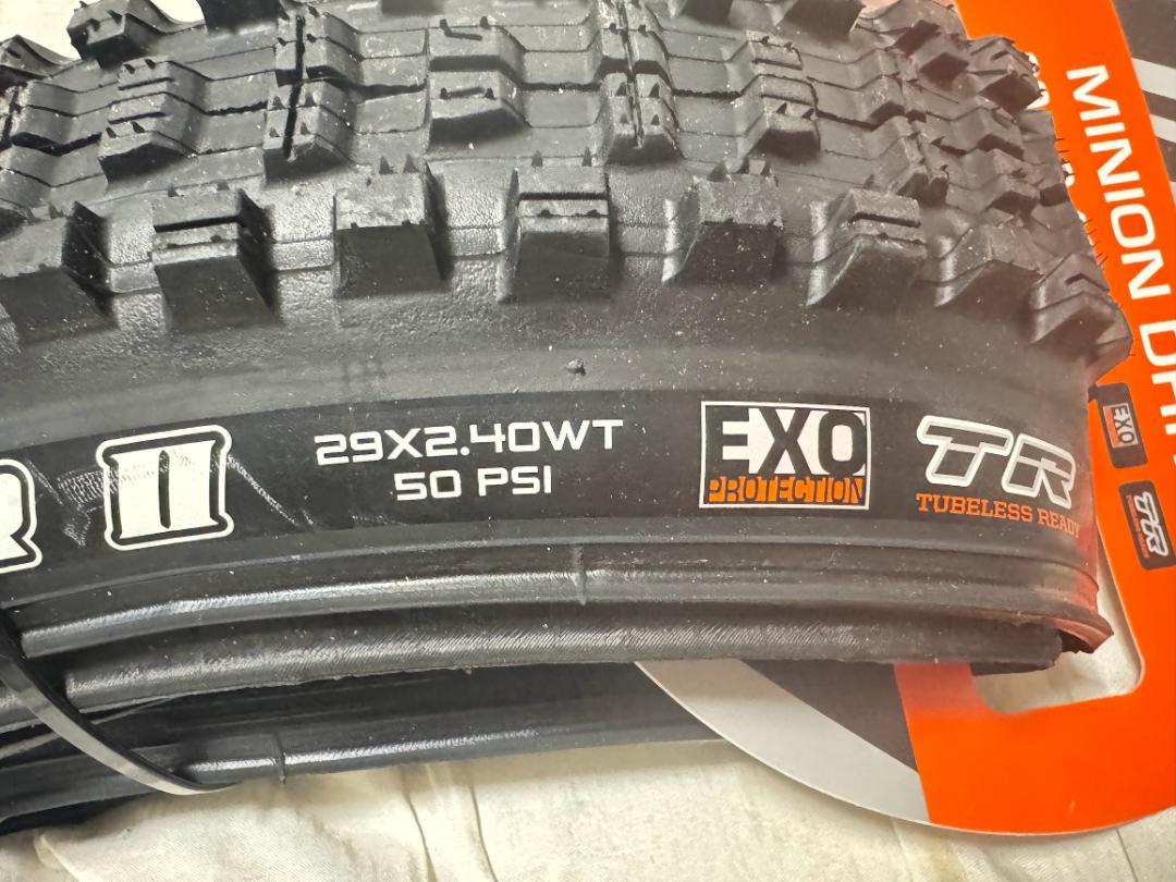 新品MAXXIS MinionDHR II 29×2.4EXO/TR 60TPI