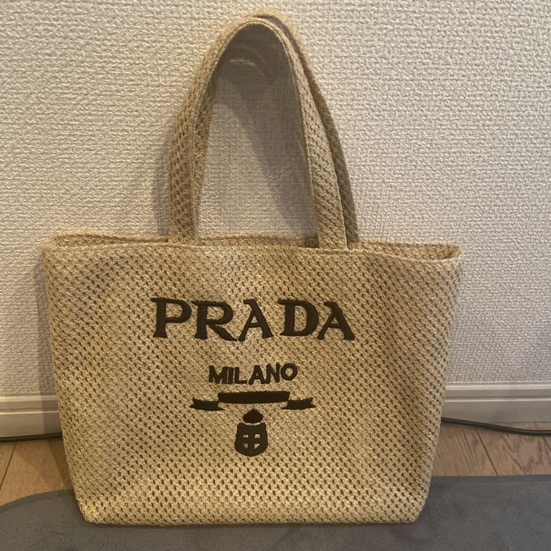 PRADA ノベルティ　カゴバック　美品
