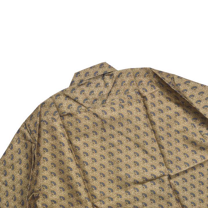 【新品】JIM THOMPSONジムトンプソン ピーコック総柄半袖シルクシャツM