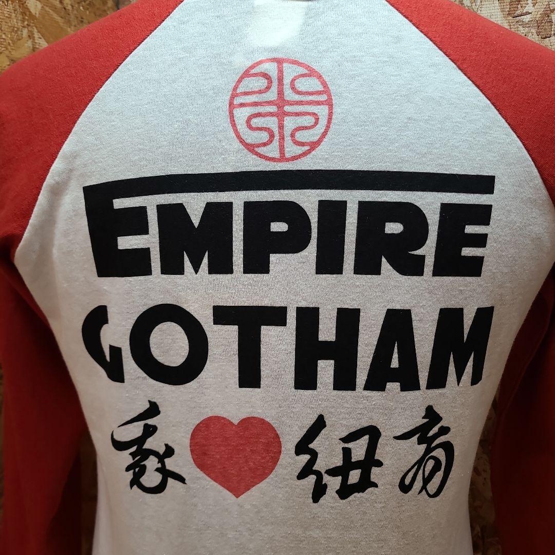 未使用タグ付 FREEWHEELERS 自由婦女人相 ラグランスリーブTシャツ