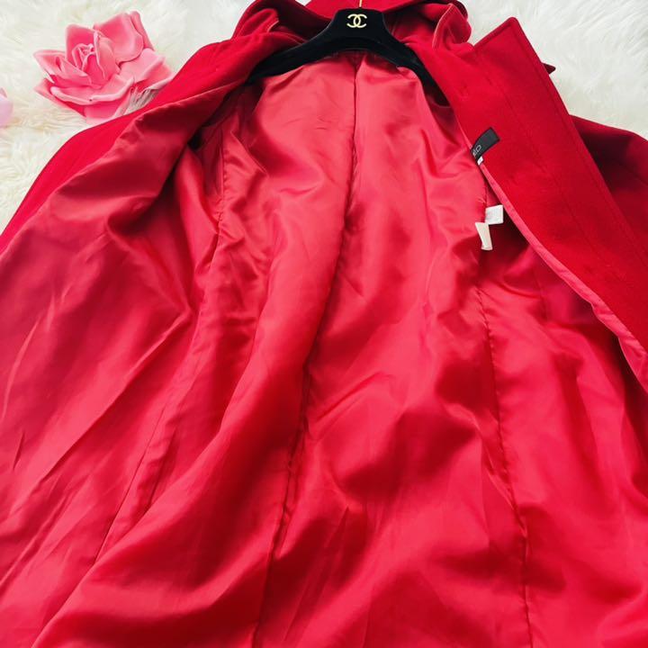 正規品好評 美品 INED♡ダッフルコート ロングコート レッド O5gck-m75339291673 SALE高品質