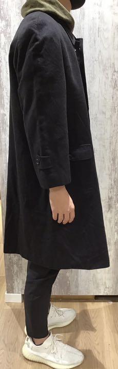 Hickey Freeman ステンカラーコート ロングコート カシミヤ