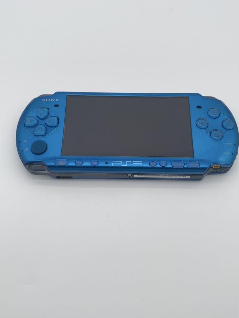 動作品 SONY PSP 3000 本体 青 ブルー ポーダブル