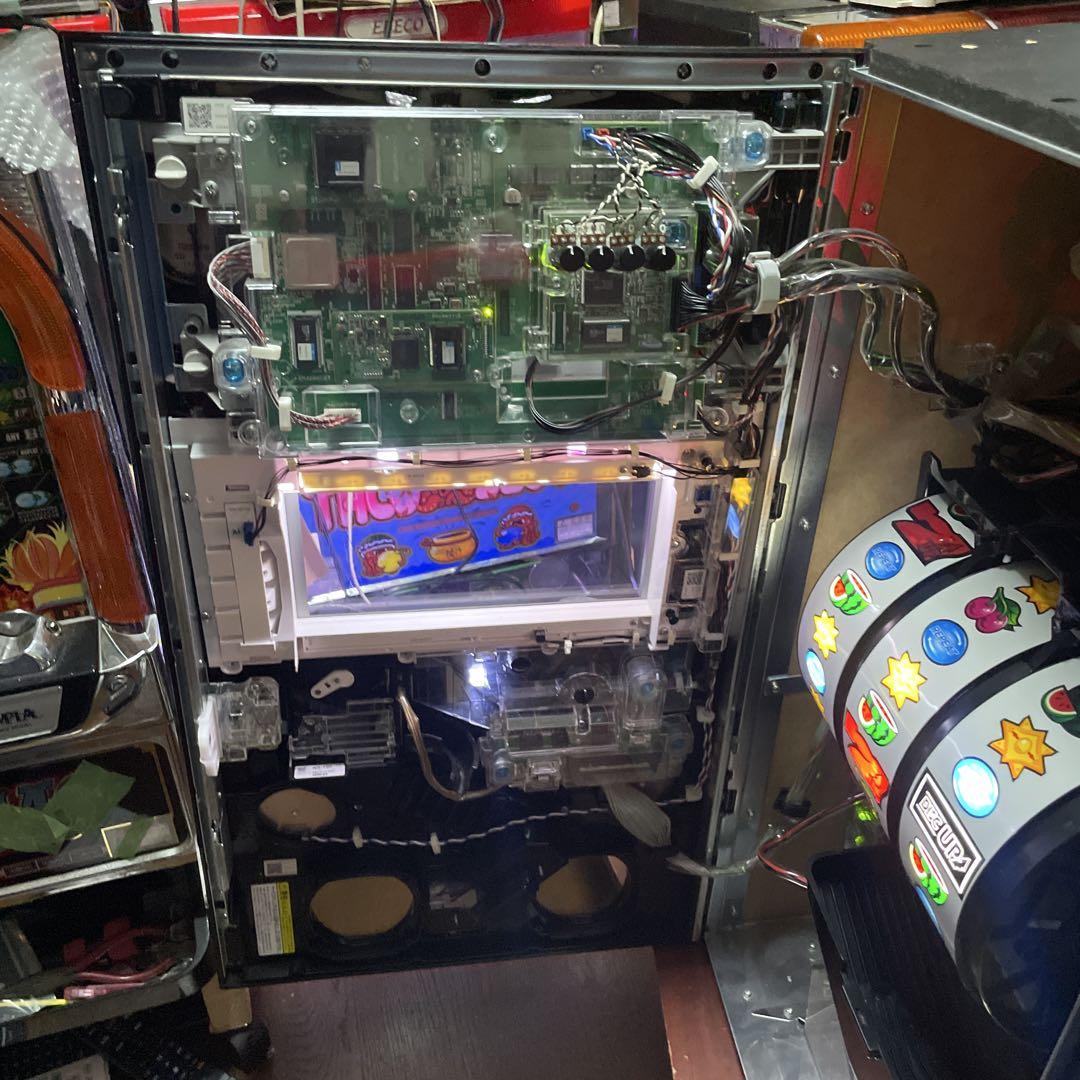 パチスロ　実機　5号機　ディスクアップZS　コイン不要機付き
