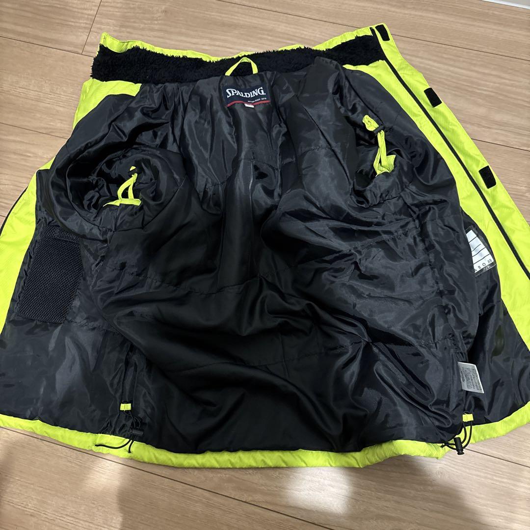 SPALDING スキーウェア 160 蛍光イエロー/黒