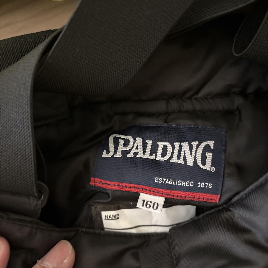 SPALDING スキーウェア 160 蛍光イエロー/黒