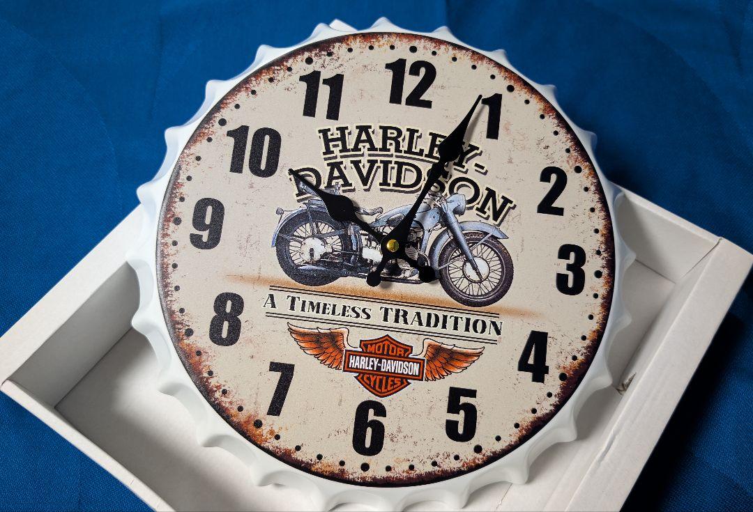 Harley-Davidson ヴィンテージ風置時計