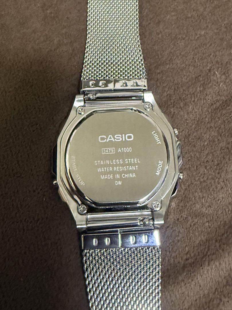 CASIO \"STANDARD PREMIUM\"A1000M-1BJF シルバー