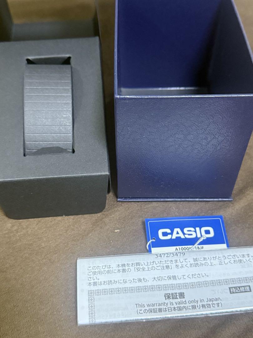 CASIO \"STANDARD PREMIUM\"A1000M-1BJF シルバー