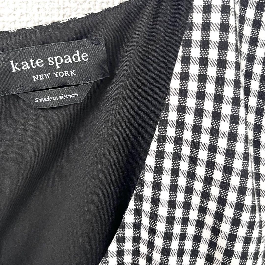 ✨美品✨ ケイトスペード ギンガムチェック ワンピース kate