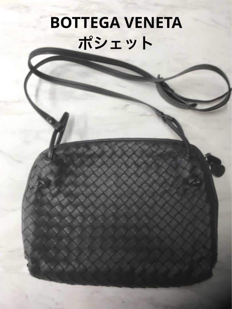 ボッテガヴェネタ　ポシェット　黒