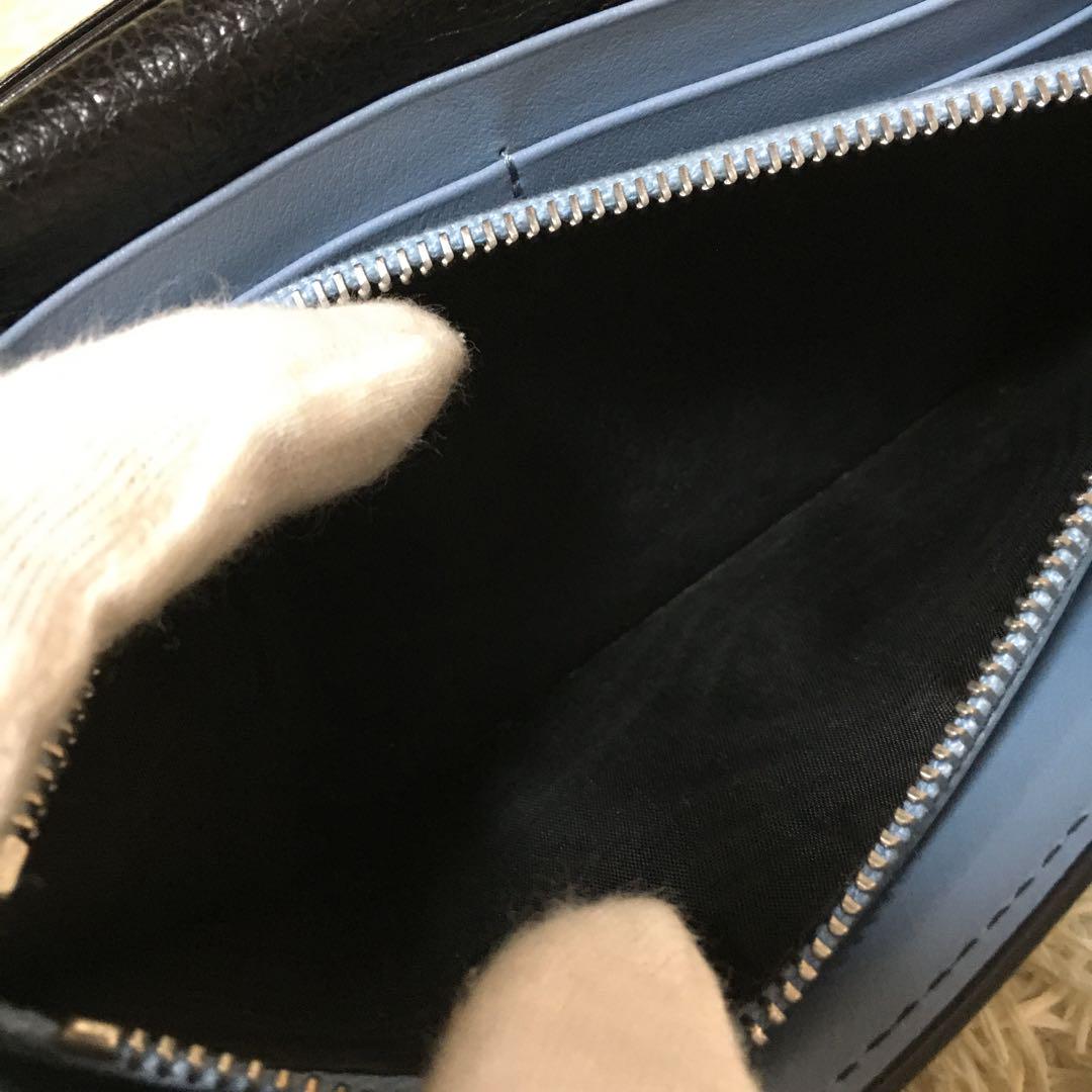 希少❗️新品級✨プラダ 長財布 グレースシティカーフ エチケット 黒 付属品完備 画像10