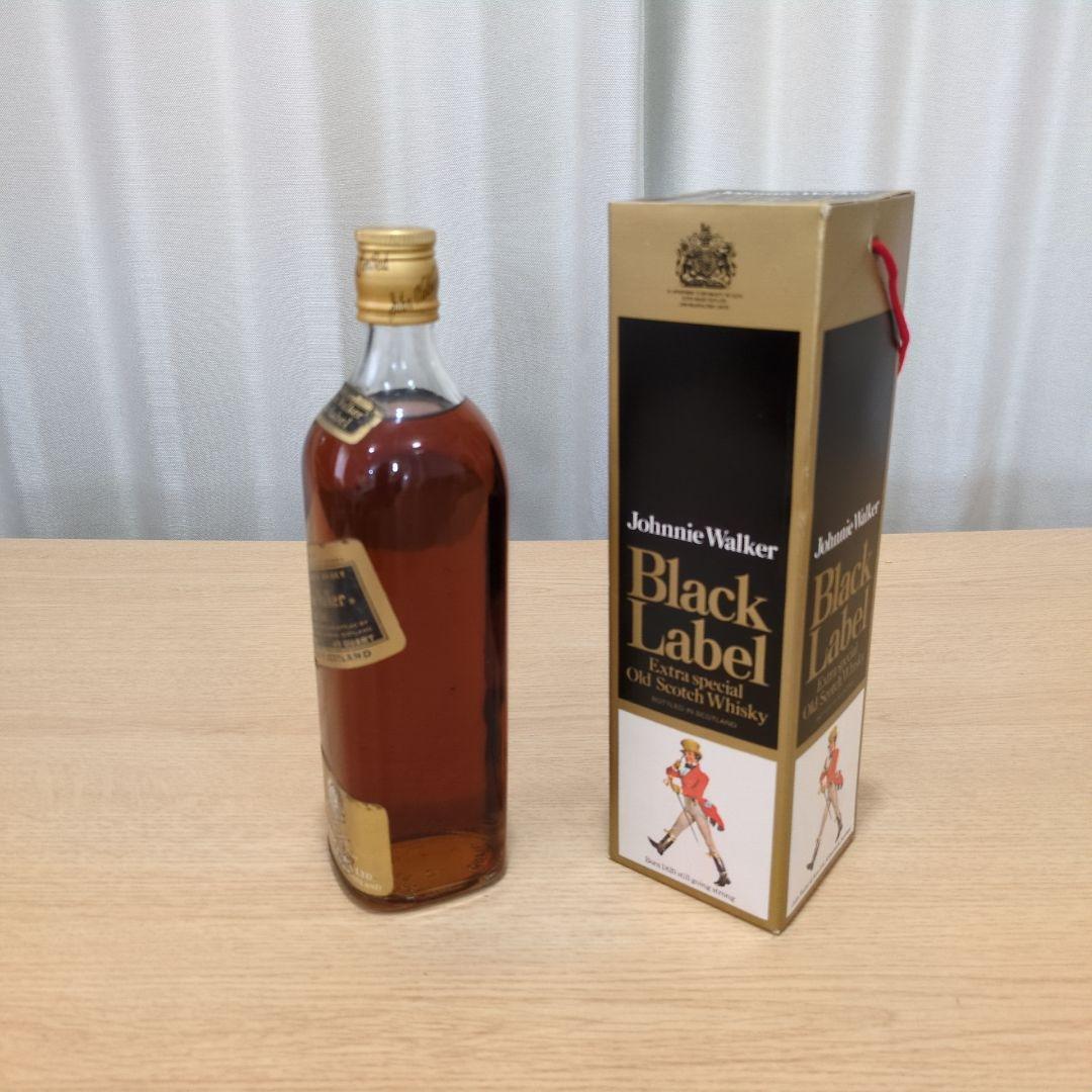 レア！未開封品 琉球政府 通関済印付き ジョニ黒 白紋章 金キャップ 65年物