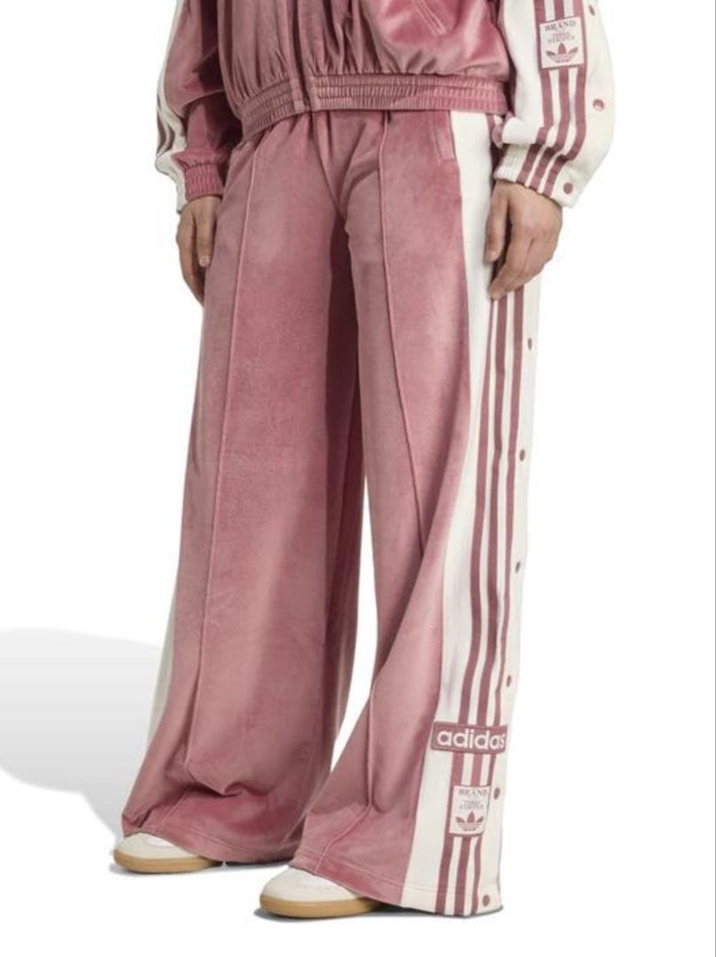 新品 adidas ADIBREAK velour TT タグ付き ピンク 新品 adidas ADIBREAK velour TT タグ付き ピンク