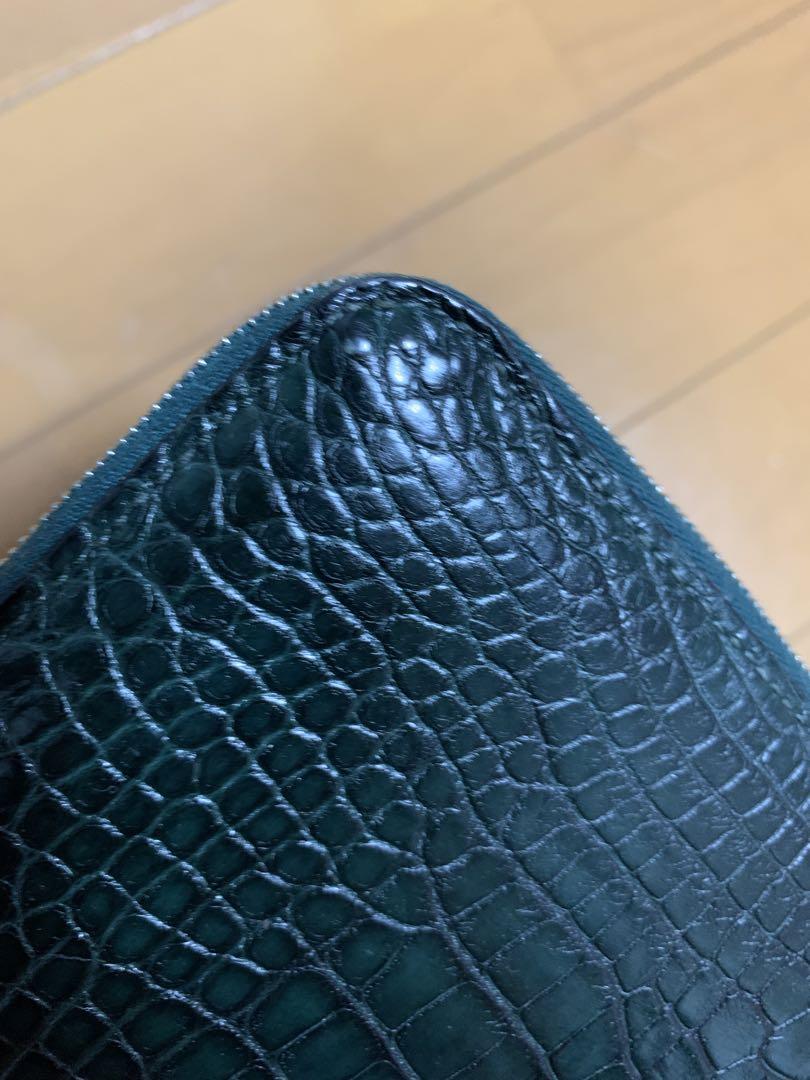 アザップロング　クロコダイル ジッピーウォレット　長財布 ヴュールフォンセ