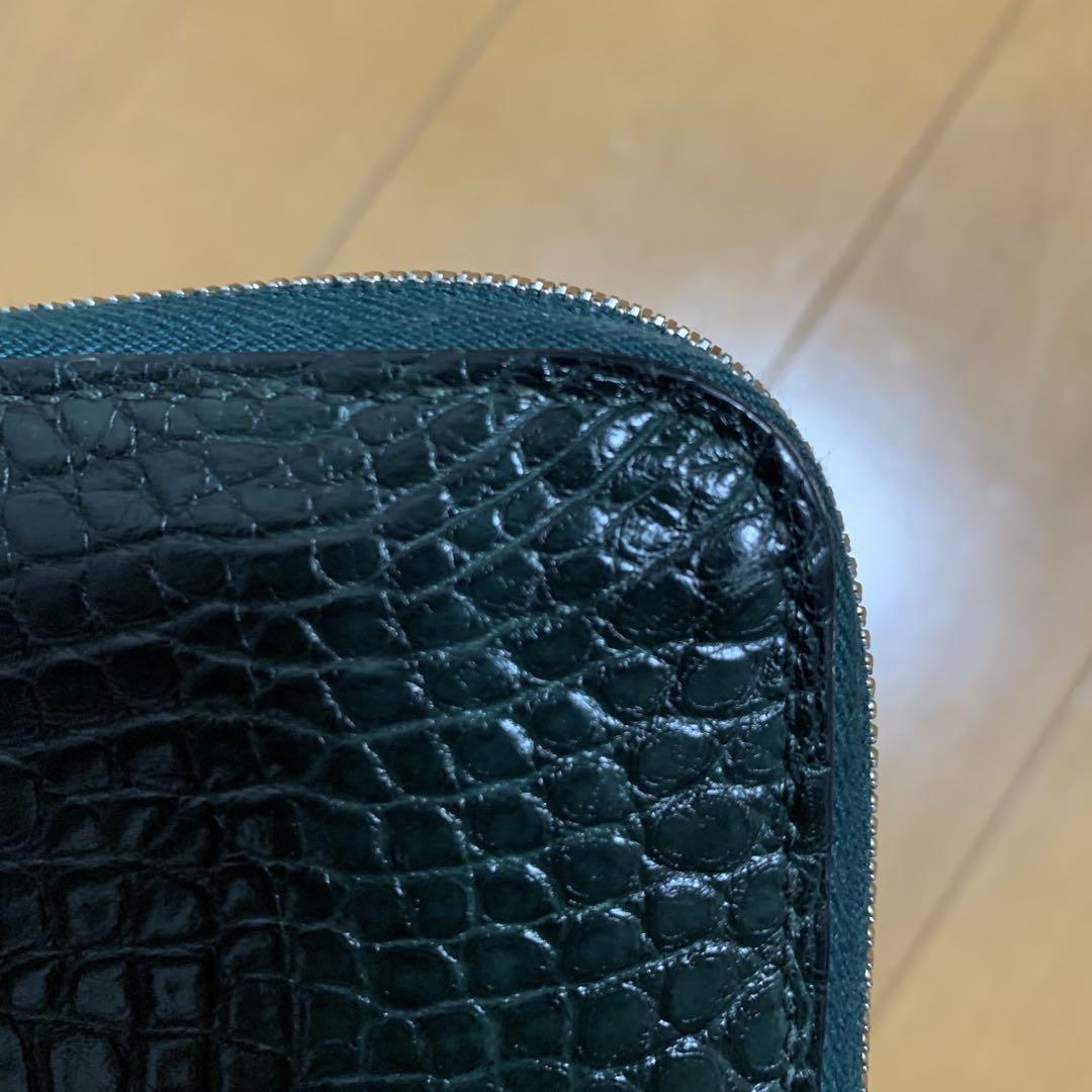 アザップロング　クロコダイル ジッピーウォレット　長財布 ヴュールフォンセ