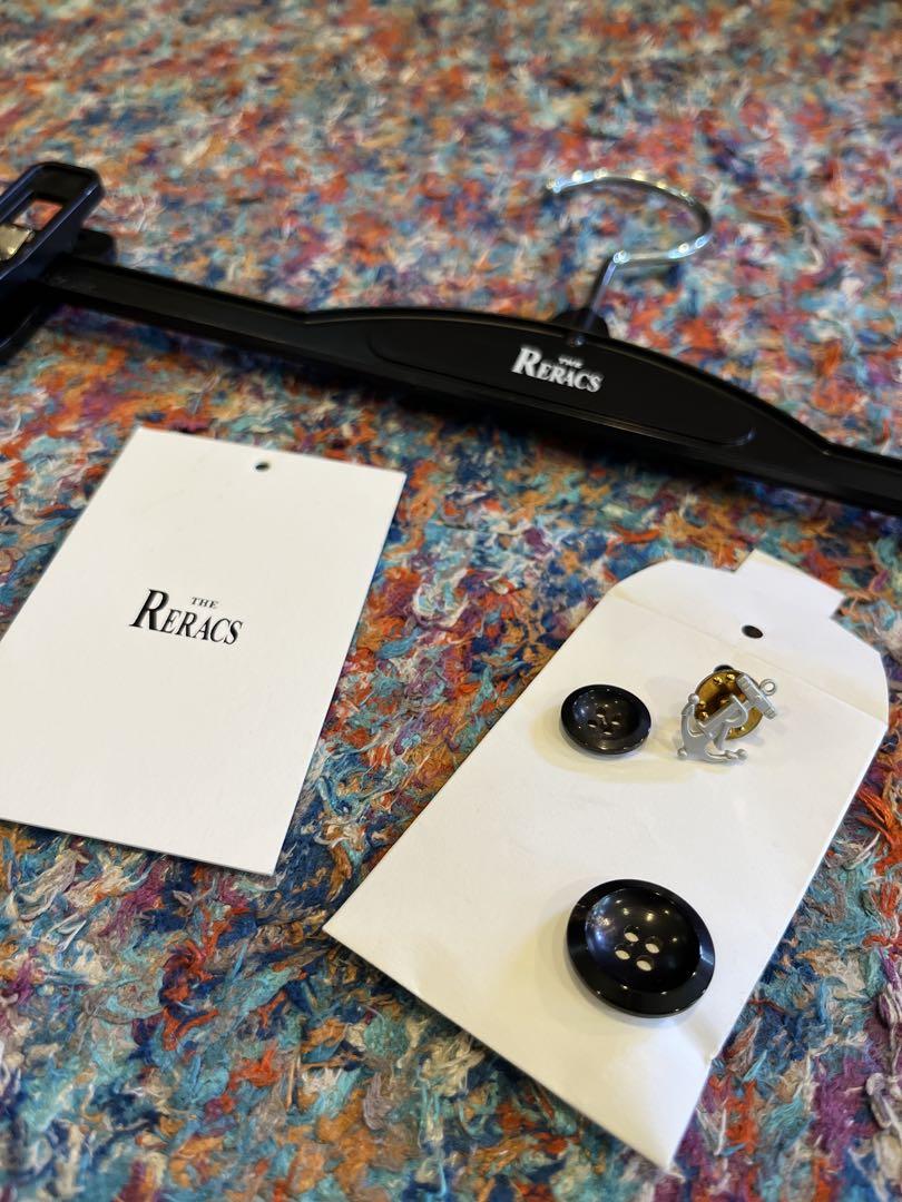 24AW THE RERACS ザリラクス ベルテッドタックスラックス 黒 48