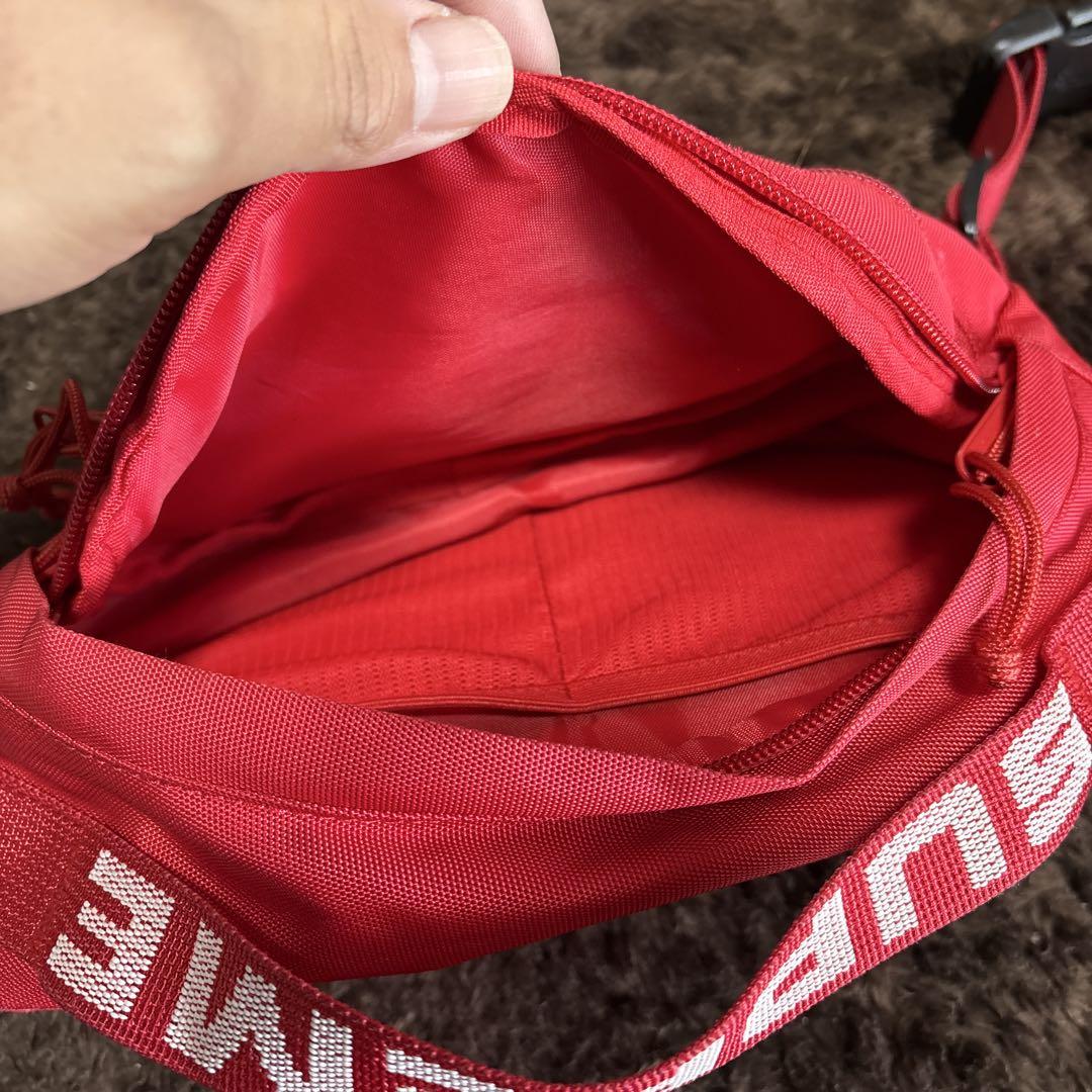 Supreme ボディバッグ 赤 コーデュラ