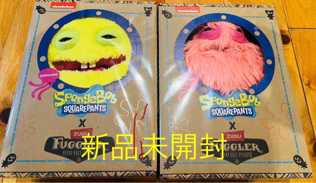 【新品】スポンジボブ　パトリック　ファグラーFUGGLERコラボぬいぐるみセット