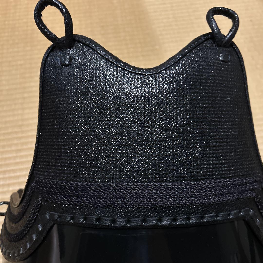 新発売の 剣道 胴 二本足 未使用 50本型 総刺 Lサイズ 新品 樹脂胴 黒 防具単品