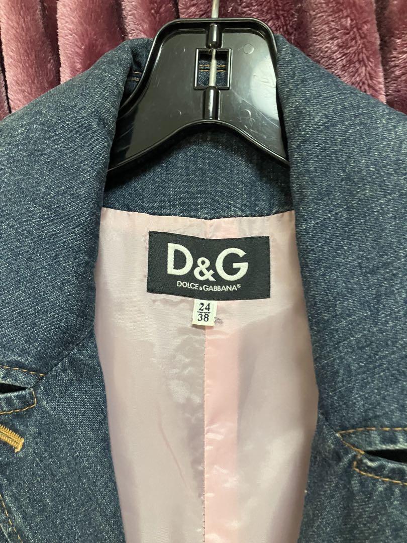 D&G デニムロングコート　春　スプリングコート D&G デニムロングコート 春 スプリングコート