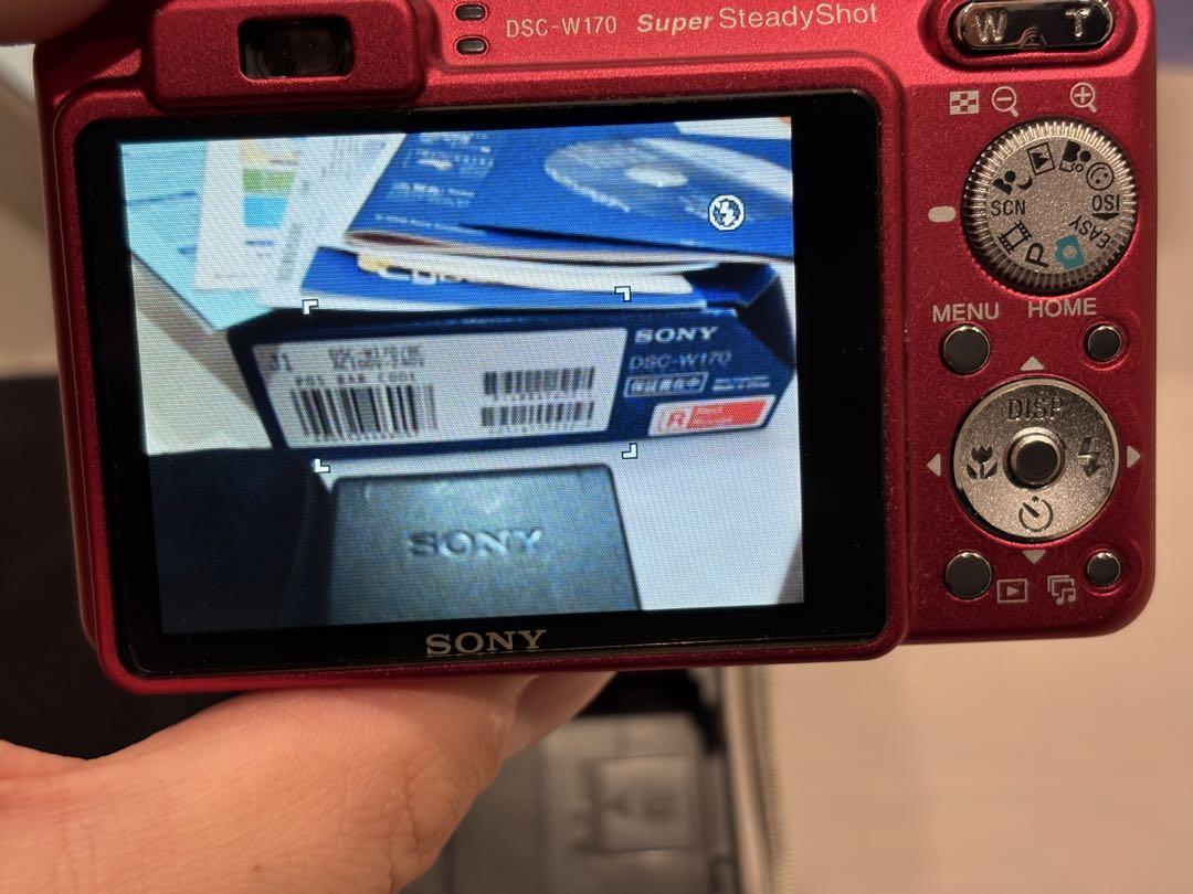 極上品【動作確認済】SONY ソニー Cyber-Shot DSC-W170 赤