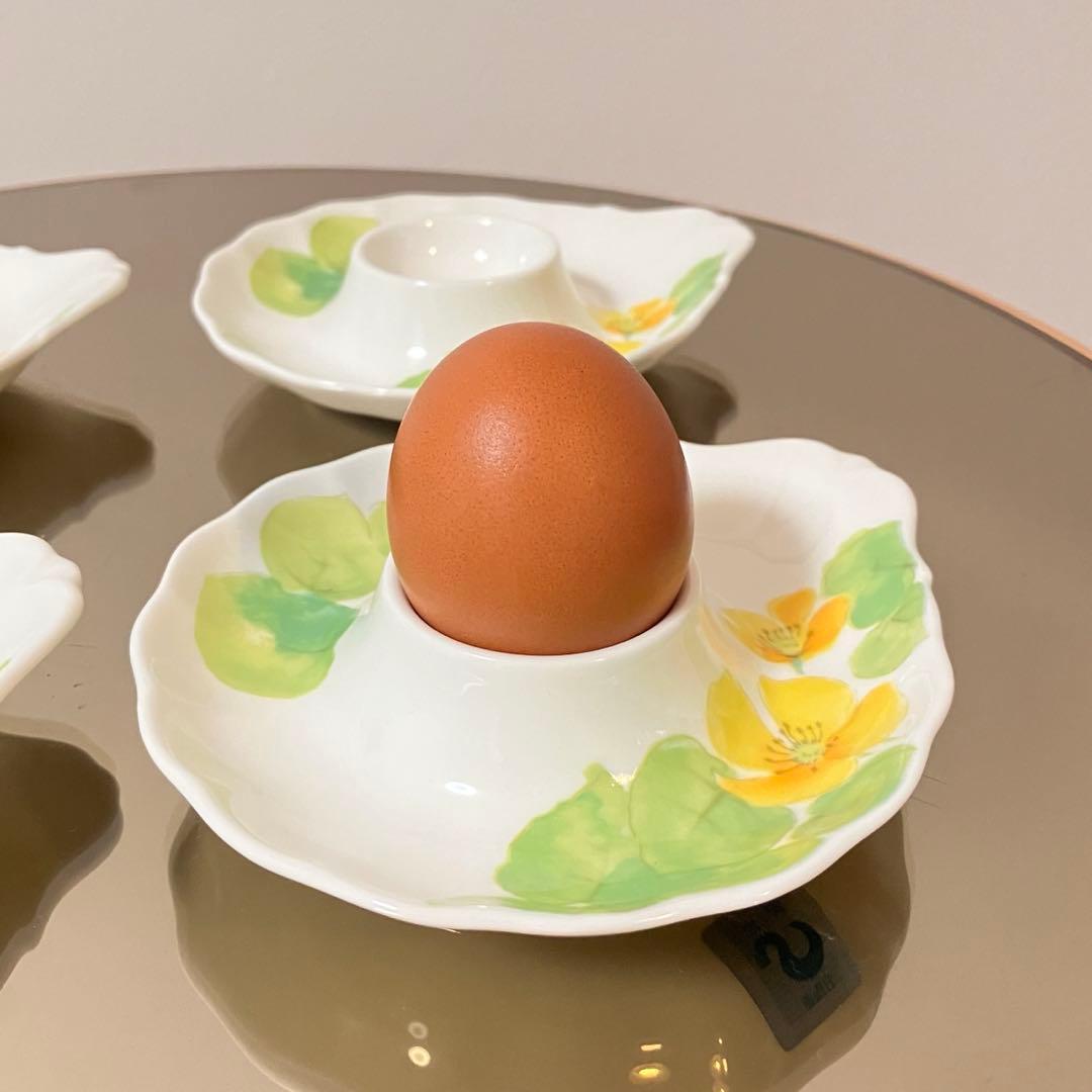 NARUMI ナルミ ミラノ ボーンチャイナ エッグスタンド 6枚 箱付 NARUMI ナルミ ミラノ ボーンチャイナ エッグスタンド 6枚 箱付