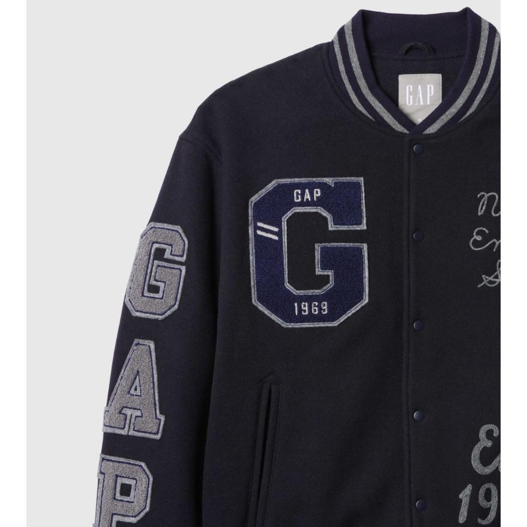 GAP スタジャン ウール バーシティジャケット