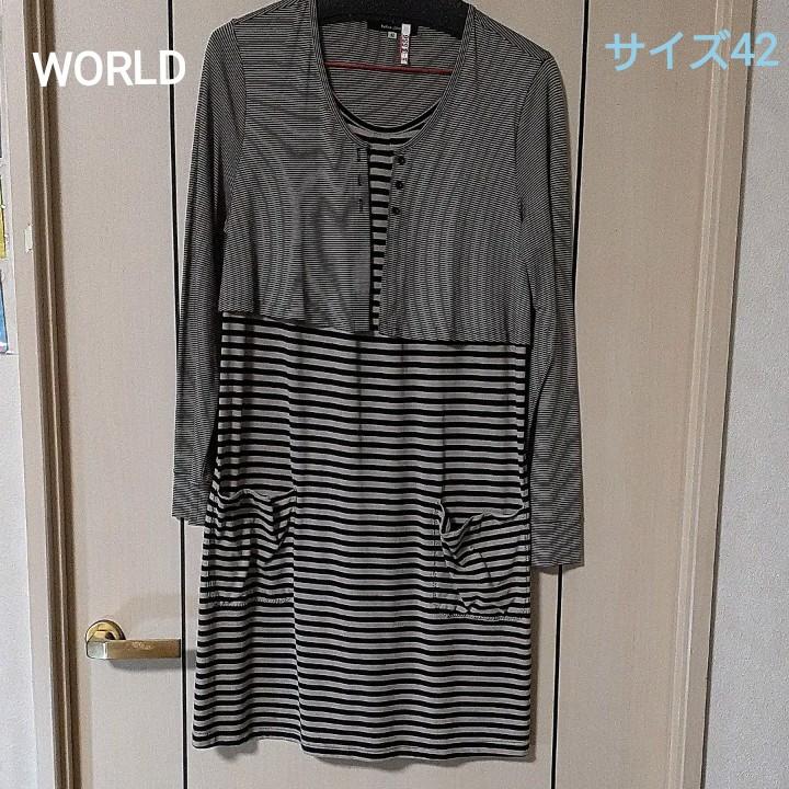 2022年最新海外 WORLD チュニック 綿100% 2022年最新海外 WORLD チュニック 綿100%