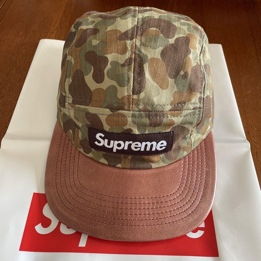 Supreme カモフラージュ キャップ