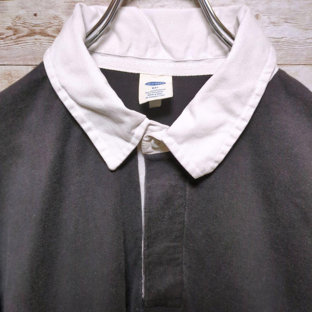 【b64】OLDNAVYオールドネイビーラガーシャツ長袖ビッグサイズ
