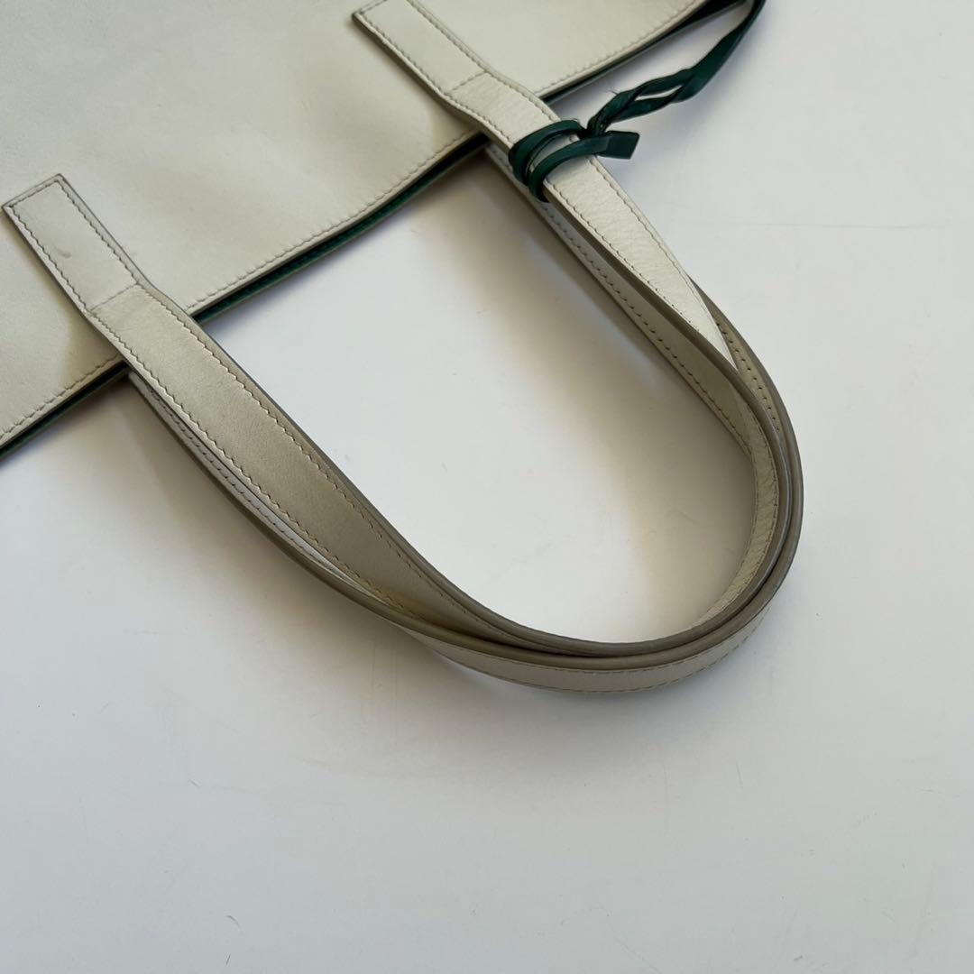 JIL SANDER LEATHER PORCH TOTE HAND BAG