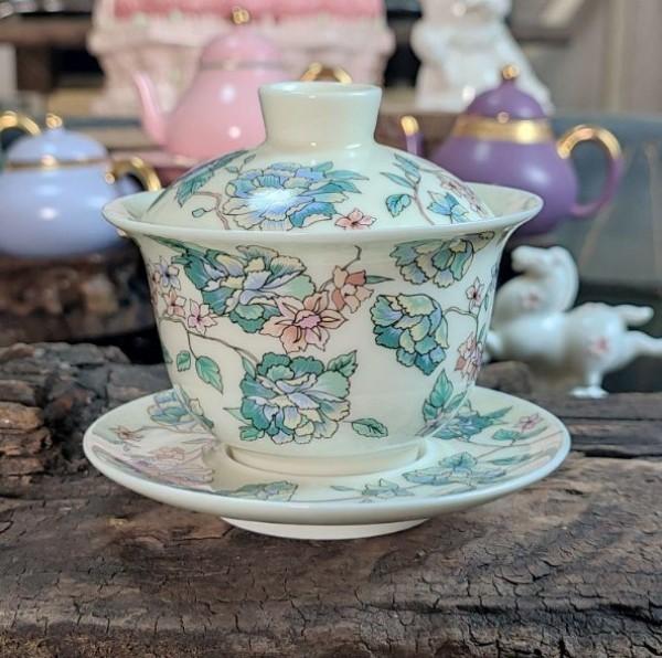 白青花柄 蓋付き茶器セット 150ML - メルカリ