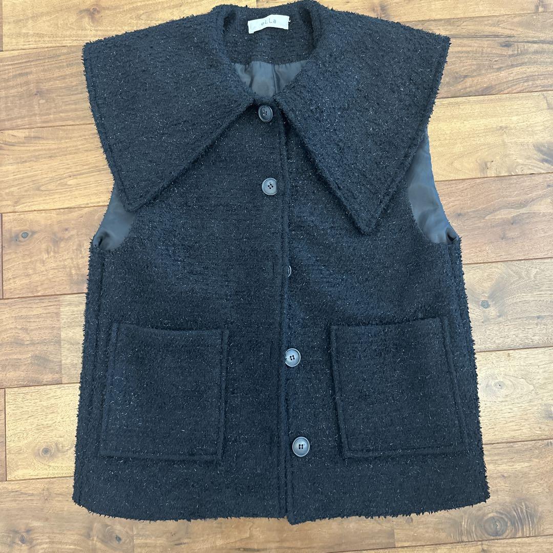 ella selectshop ビッグカラーツイードジレ ella selectshop ビッグカラーツイードジレ - メルカリ