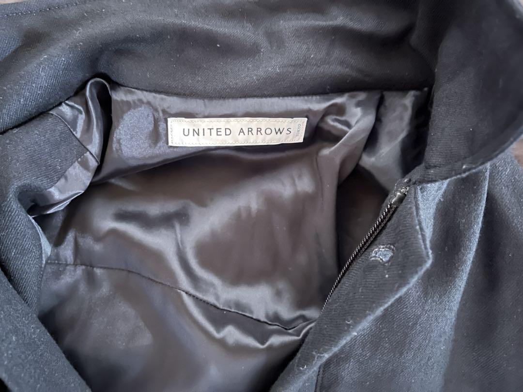 良品　united arrows ウール　ファティーグジャケット　M 黒