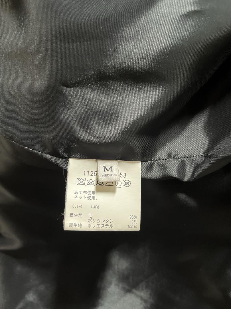 良品　united arrows ウール　ファティーグジャケット　M 黒