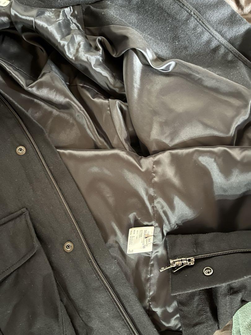 良品　united arrows ウール　ファティーグジャケット　M 黒