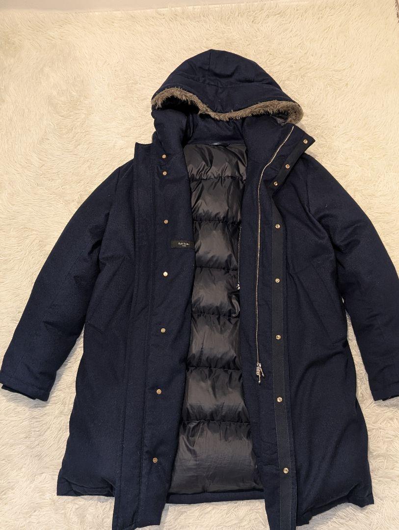 Paul Smithフランス産 ネイビー ダウンジャケット